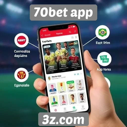 Funcionalidades principais do aplicativo 70bet