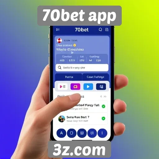Usabilidade do 70bet app é destaque entre usuários
