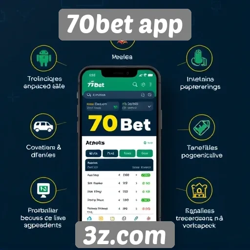 Características principais do 70bet app para usuários