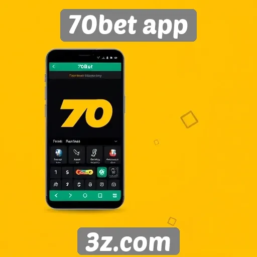 Experiência do usuário em dispositivos móveis no 70bet app