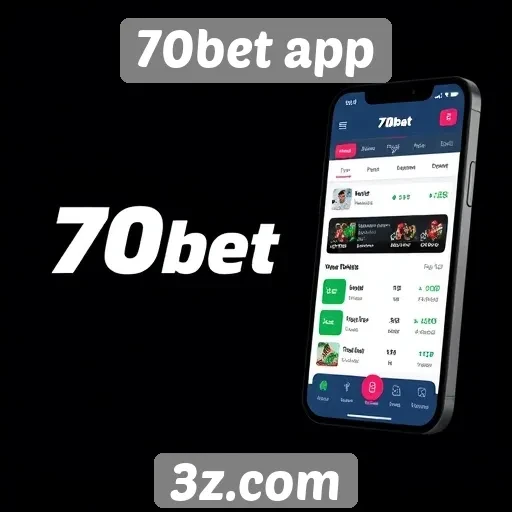 Avaliação da interface do usuário do 70bet app